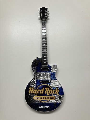 Athens Hotel & Casino Mini Guitar A